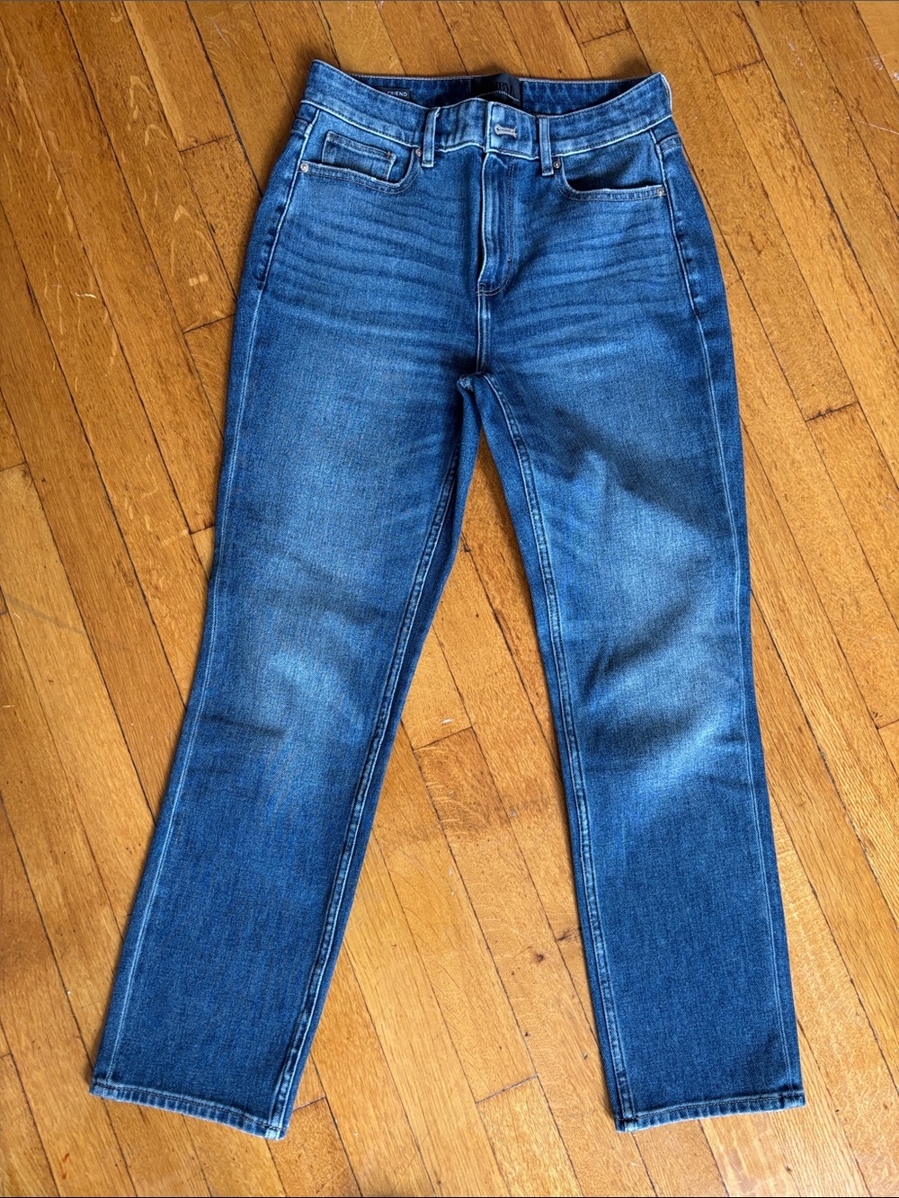 White House Black Market Classic Straight-Leg Jeans - Blue Denim